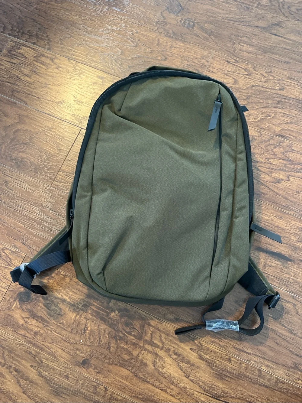 Olive Green Minimalist Everyday Backpack